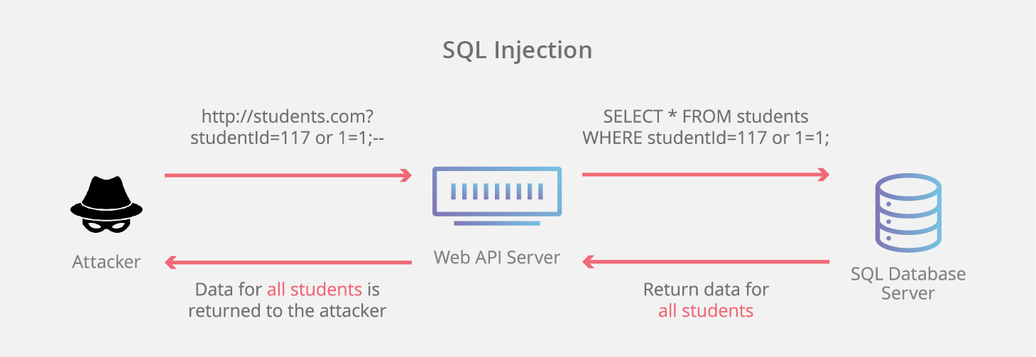 SQL injection infographic